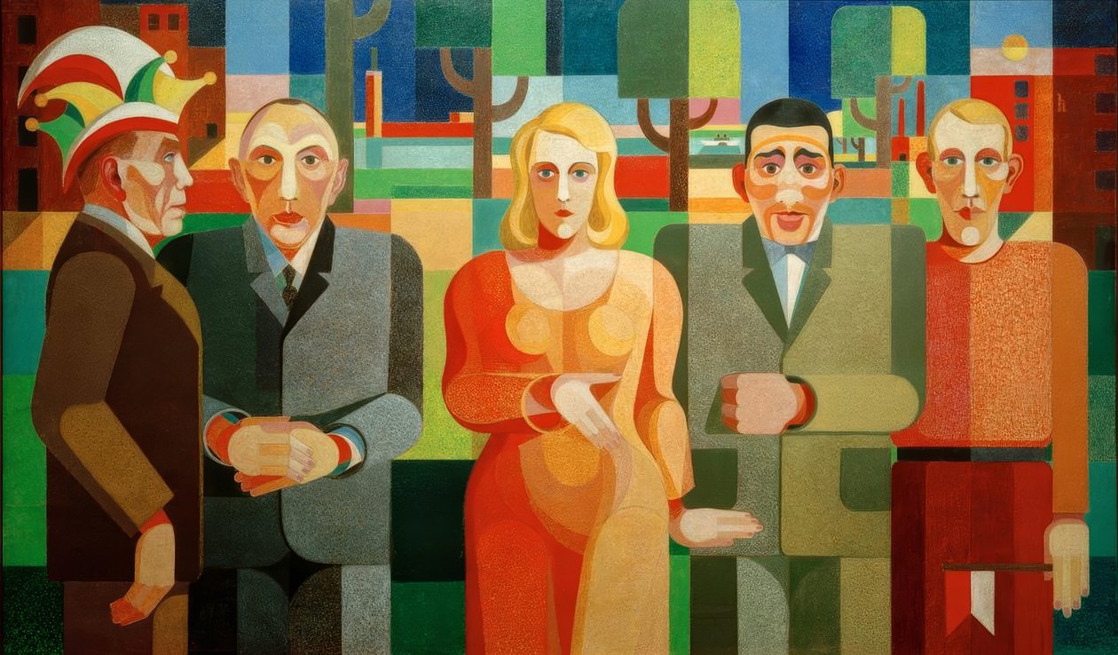 Cologne Contemporaries by Heinrich Hoerle