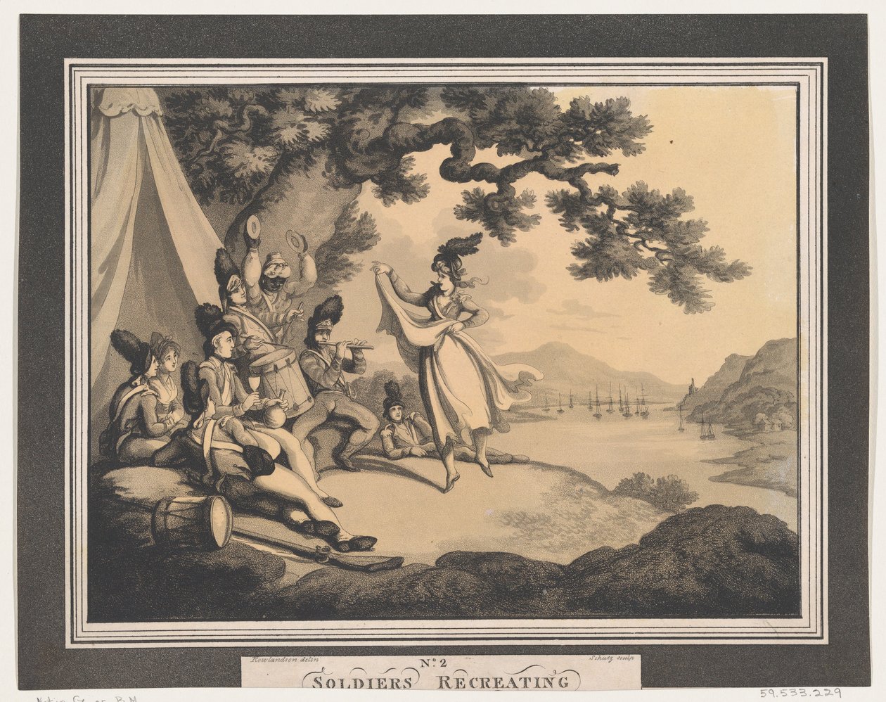 Soldiers Recreating by Heinrich Schutz