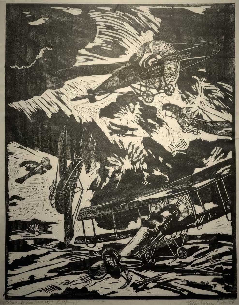 Air Battle by Heinrich Steinhagen