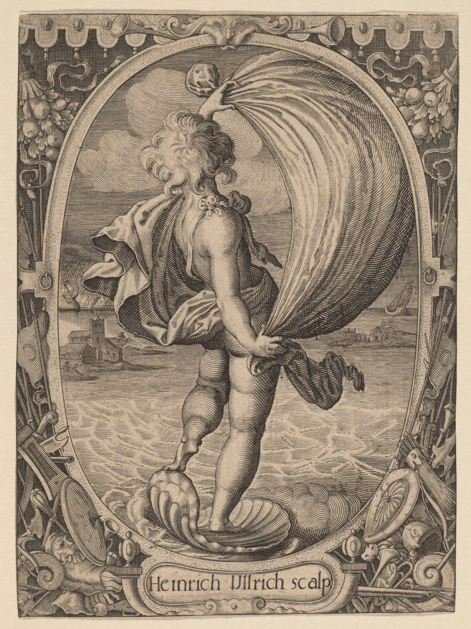 Aeolus, Personification of Wind by Heinrich Ulrich