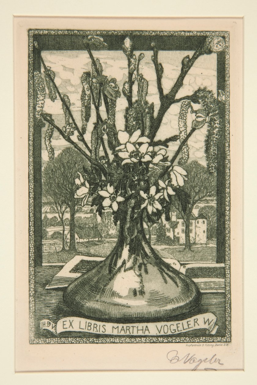 Bookplates by Heinrich Vogeler