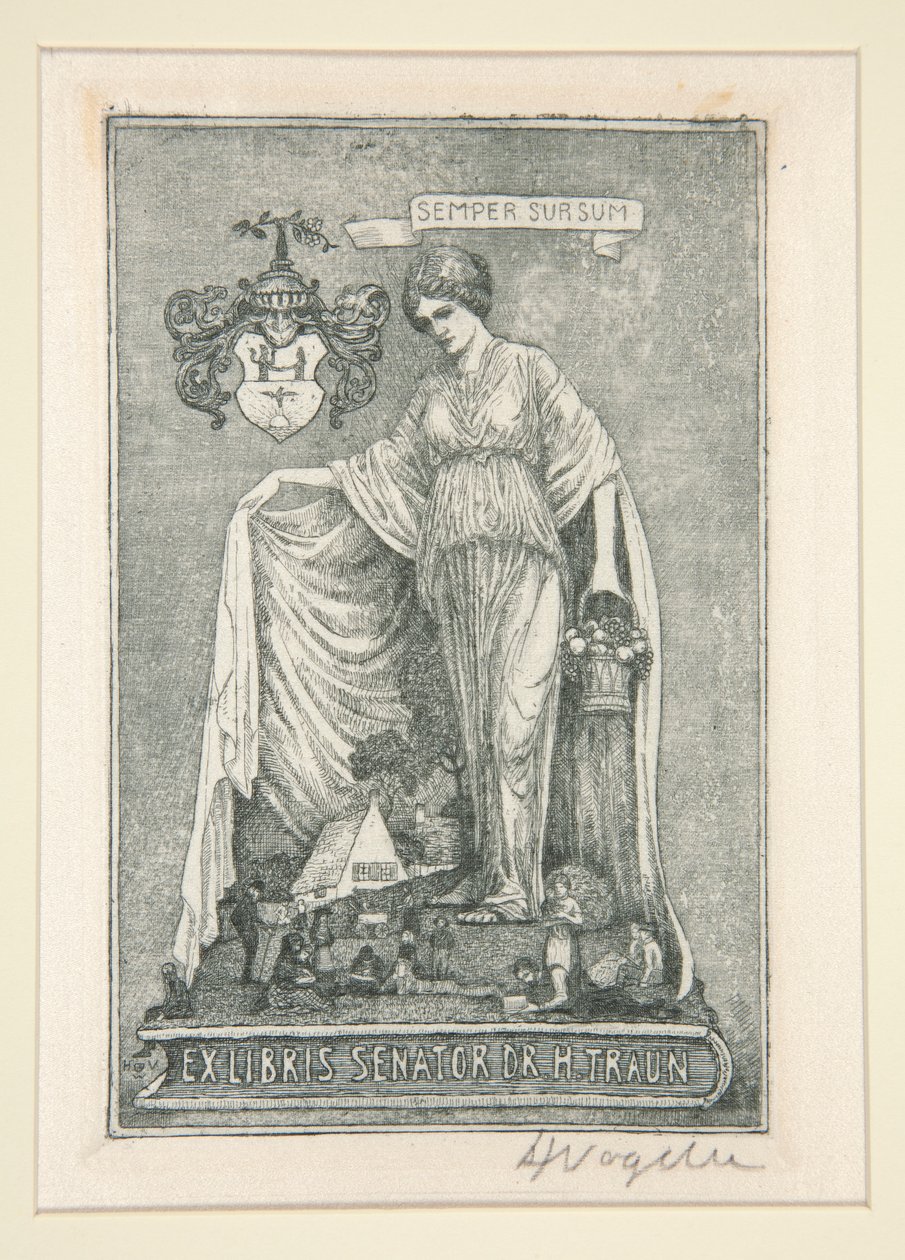 Bookplates by Heinrich Vogeler