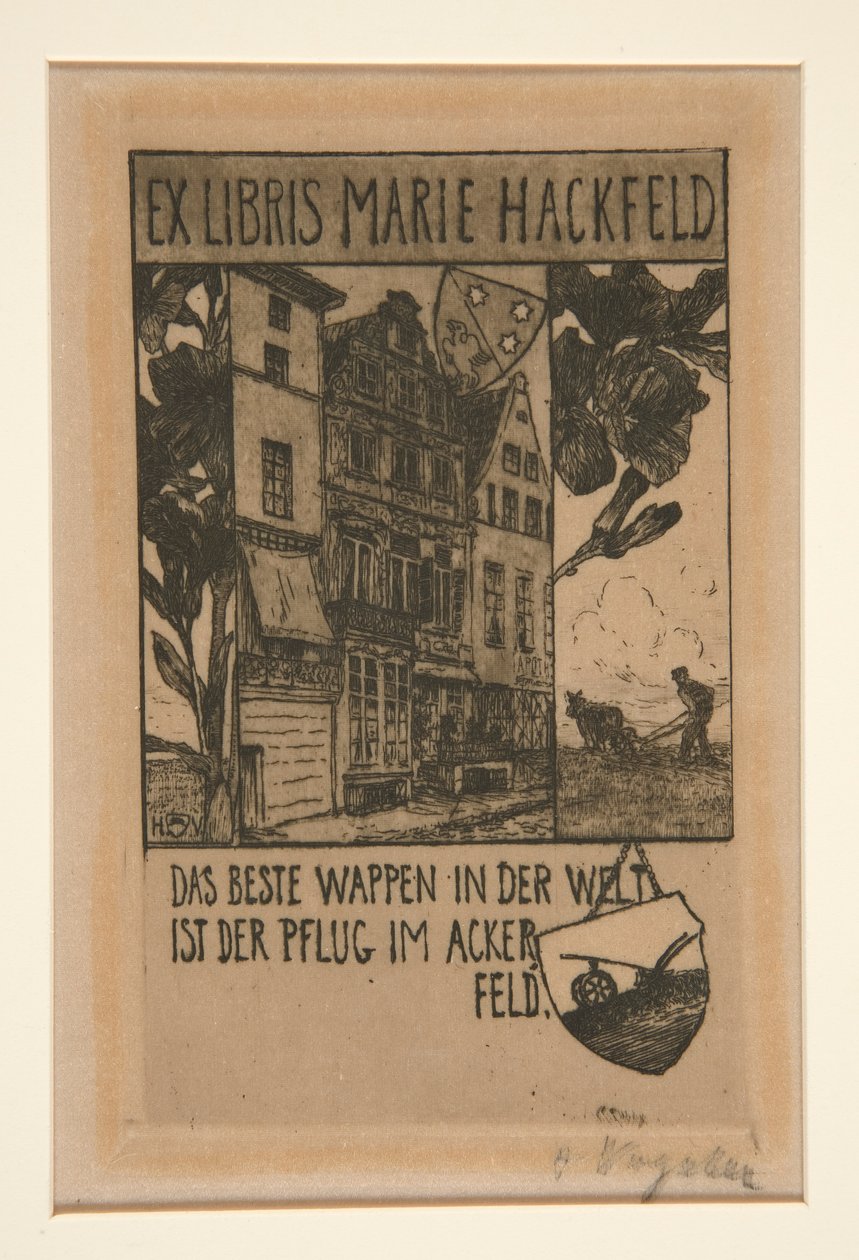 Bookplates by Heinrich Vogeler