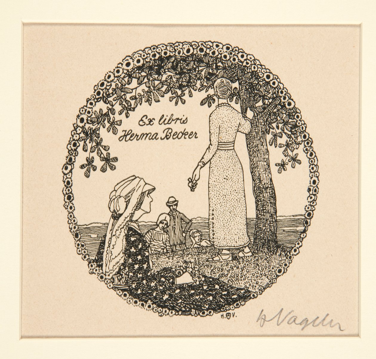 Bookplates by Heinrich Vogeler