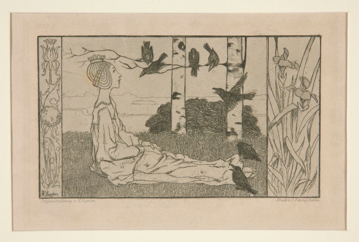 Fairy-tale Representation by Heinrich Vogeler
