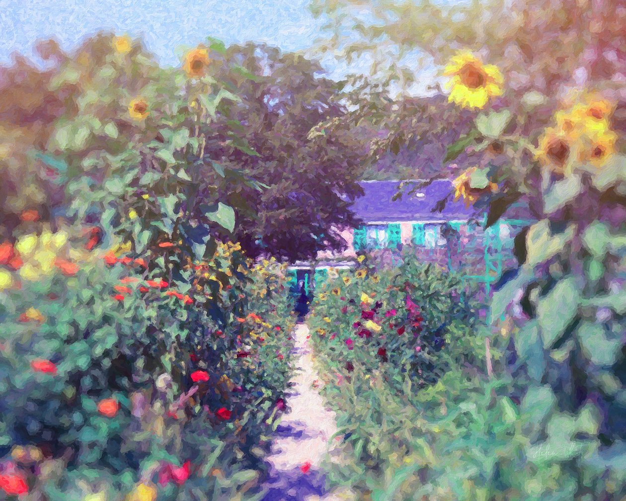 Giverny in Bloom by Helen White