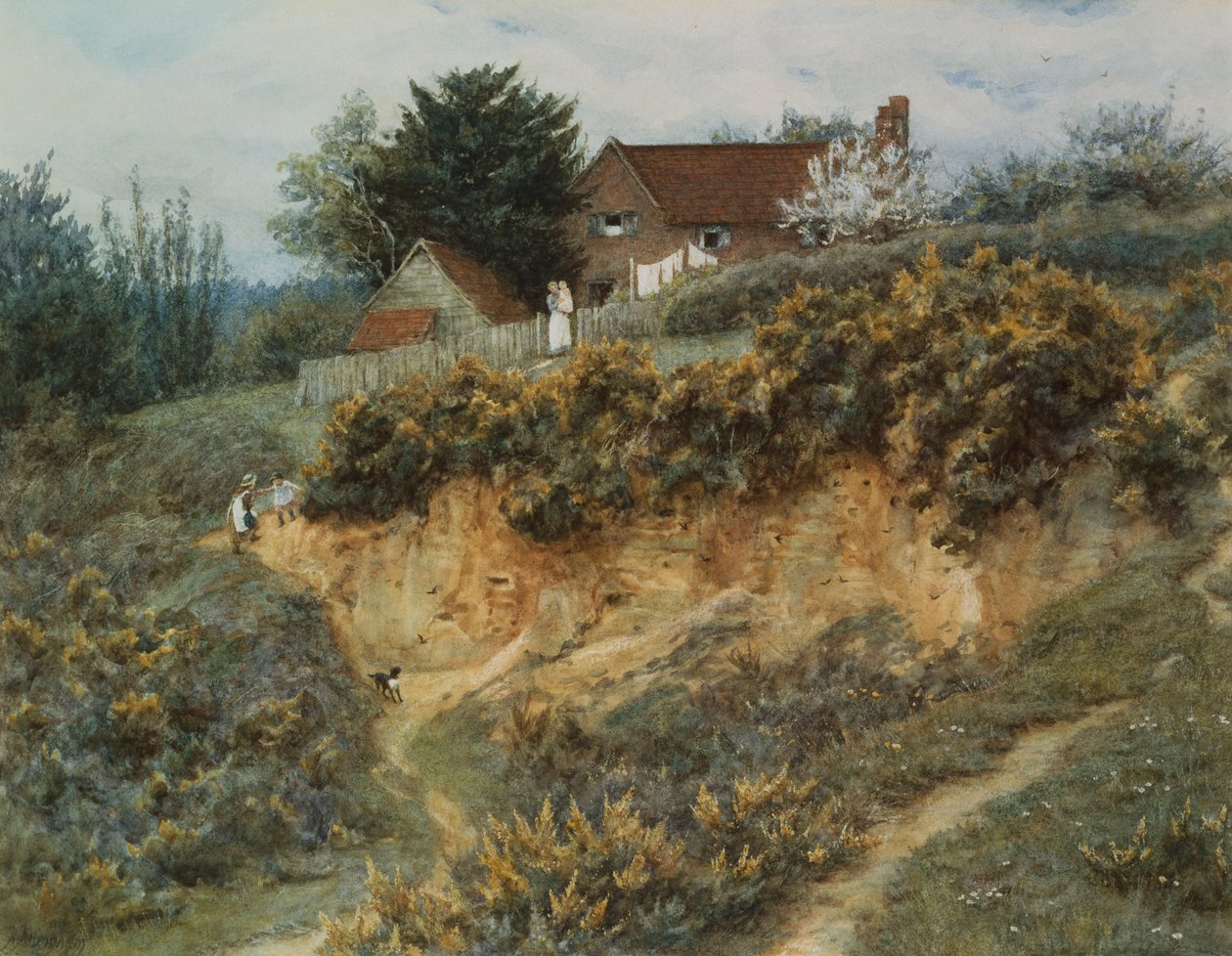 At Sandhills, Witley by Helen Allingham
