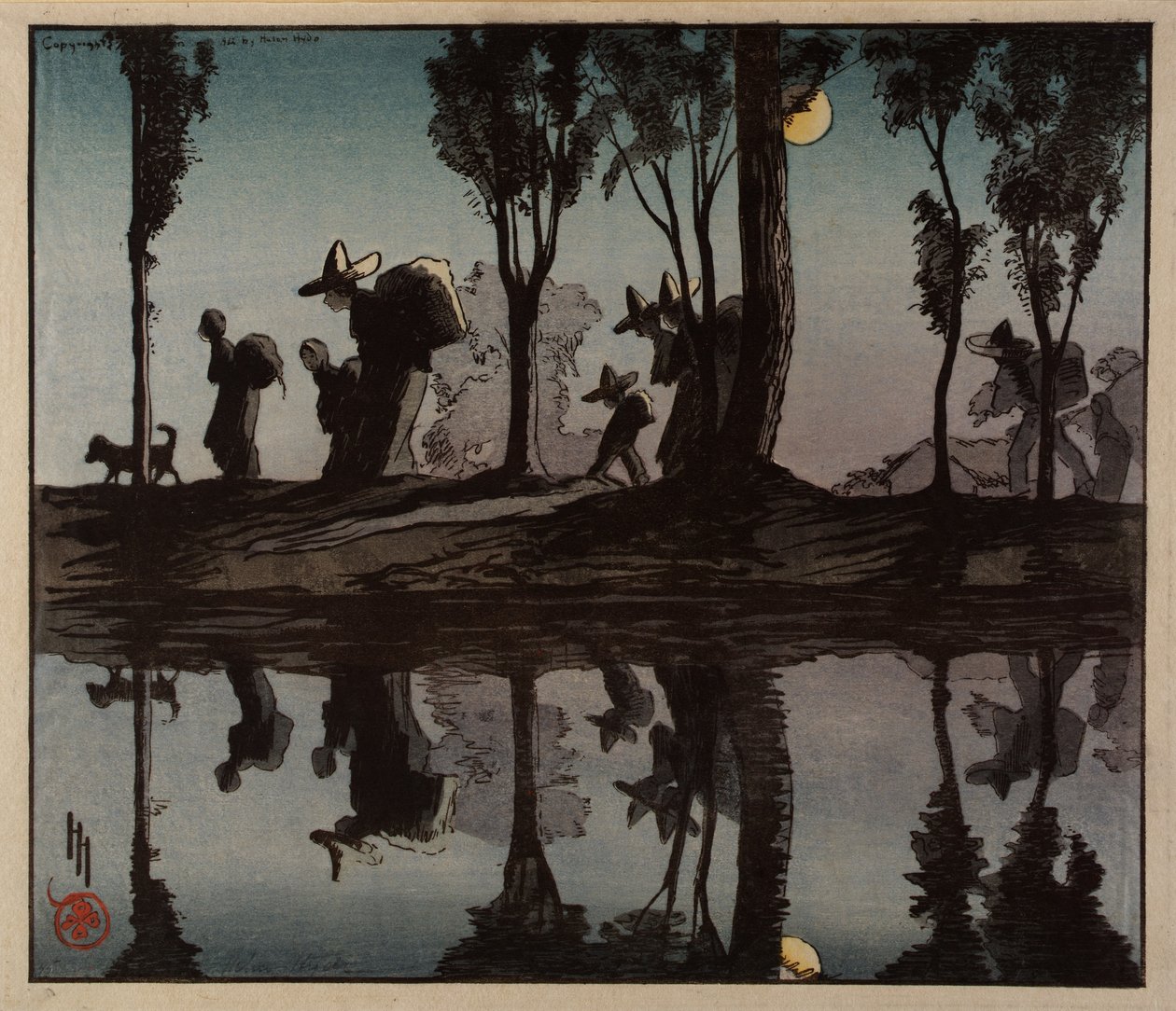 Moonlight on the Viga Canal by Helen Hyde