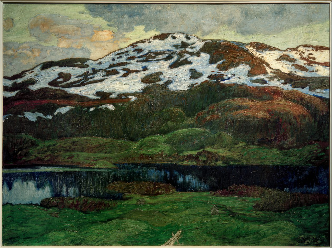 Summer Evening at Kallsjön by Helmer Osslund