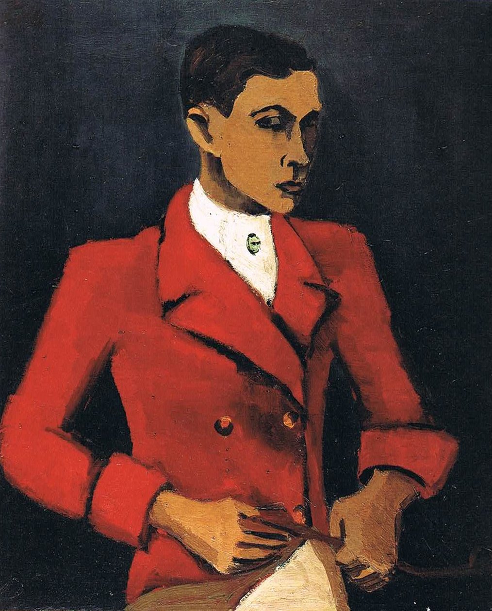 Self-Portrait in Hunting Costume by Helmut Kolle