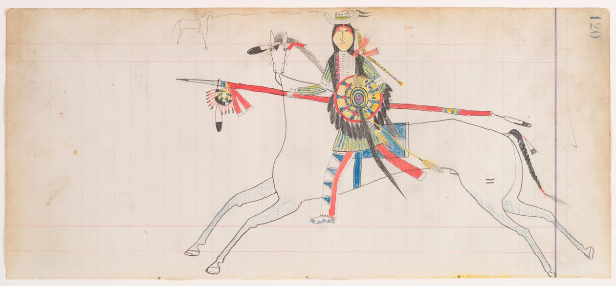 Self-Portrait by Henderson Ledger Artist A.