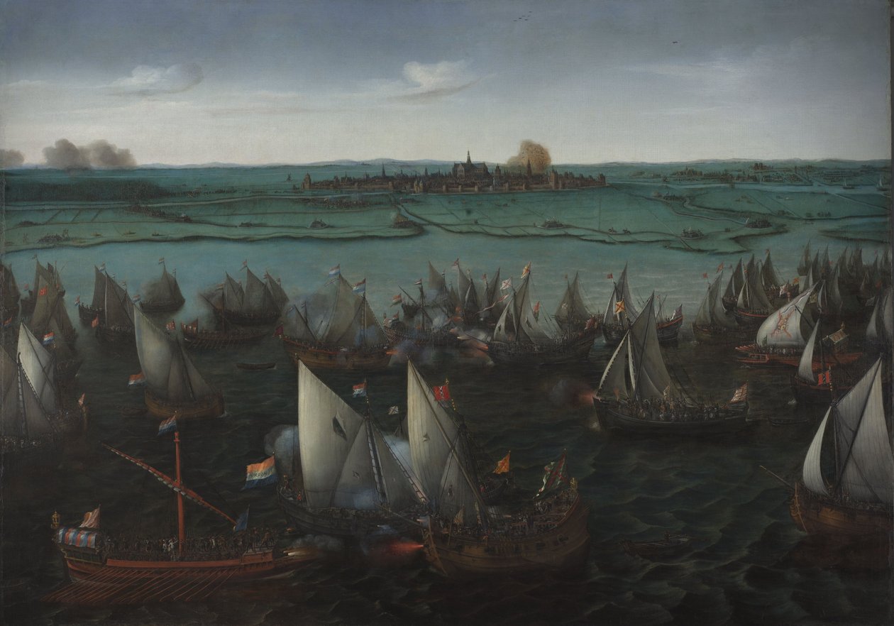 Battle of Haarlemmermeer by Hendrick Cornelisz. Vroom