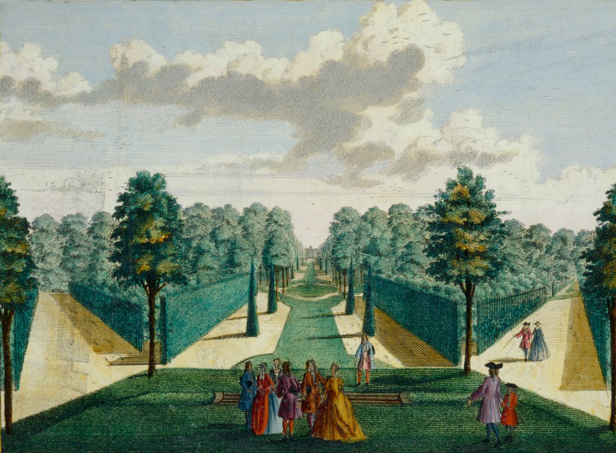 Design for a Garden, c.1700 by Hendrick de and Brouerius Van Nidek, Mattheus Leth