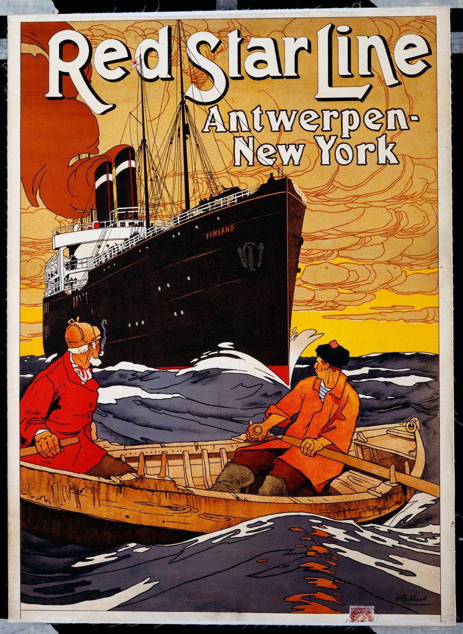Red Star Line, c.1900 by Hendrick Cassiers