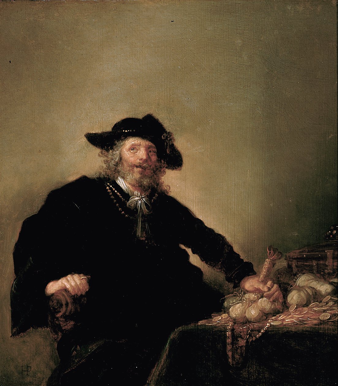 The Miser by Hendrick Gerritsz Pot