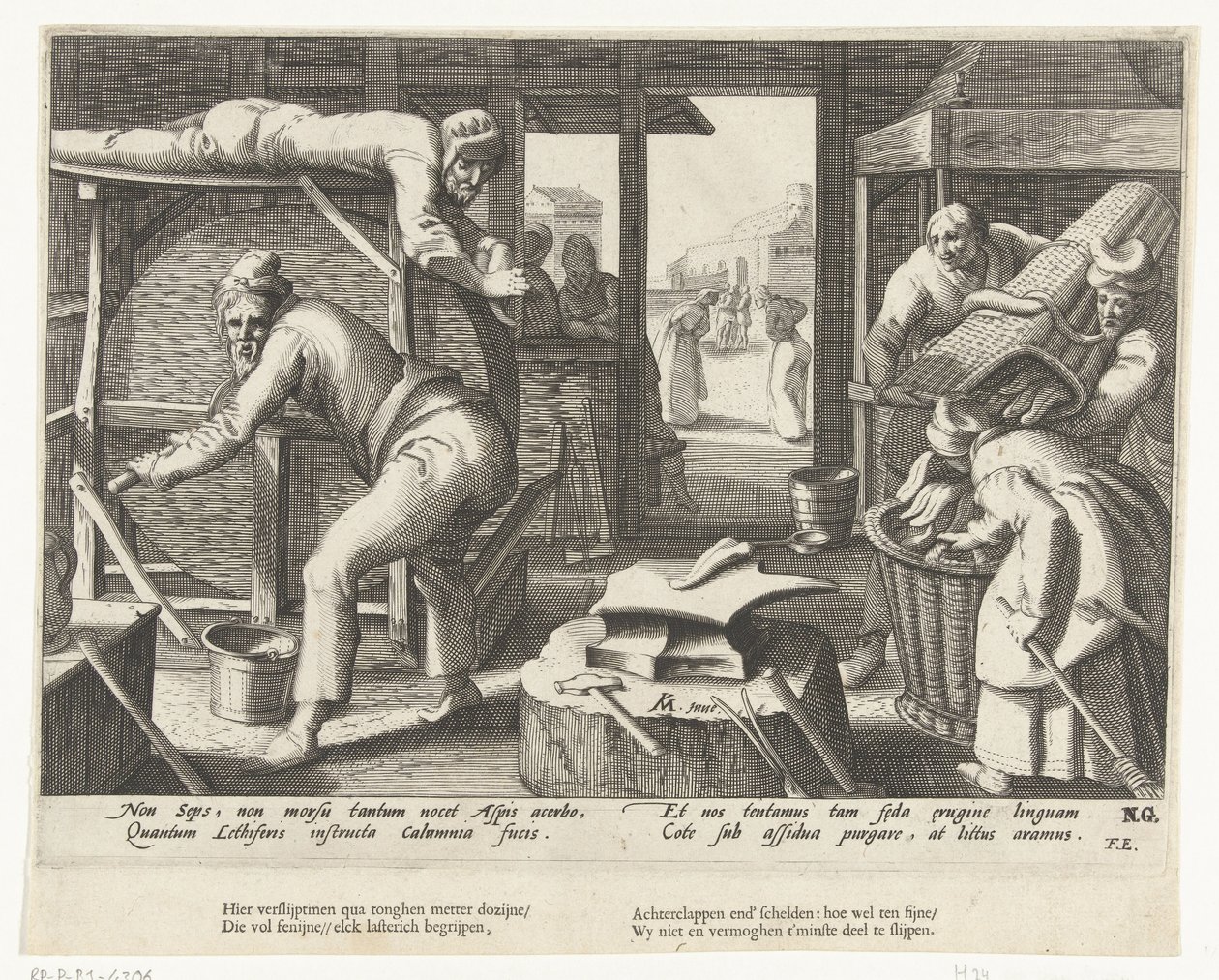 Knife Grinder by Hendrick Goltzius (attributed to workshop of)