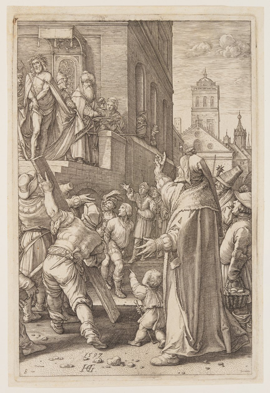 Ecce Homo, from The Passion by Hendrick Goltzius