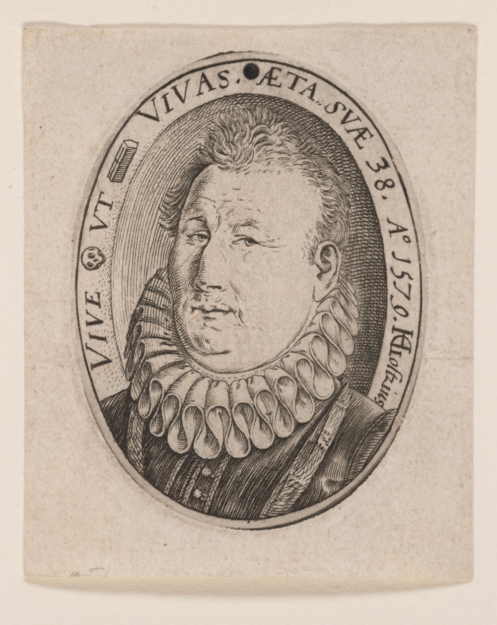 Gerit Jansz. van Schooten by Hendrick Goltzius