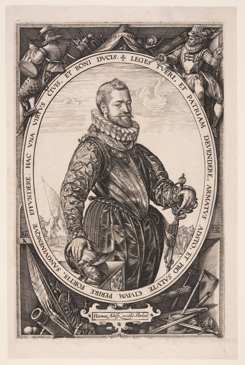 Jacques de la Faille by Hendrick Goltzius