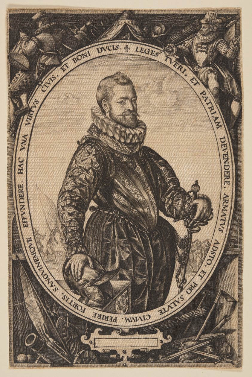 Jacques de la Faille by Hendrick Goltzius