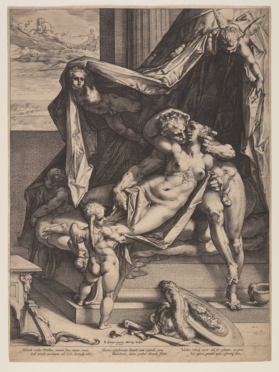Mars and Venus by Hendrick Goltzius