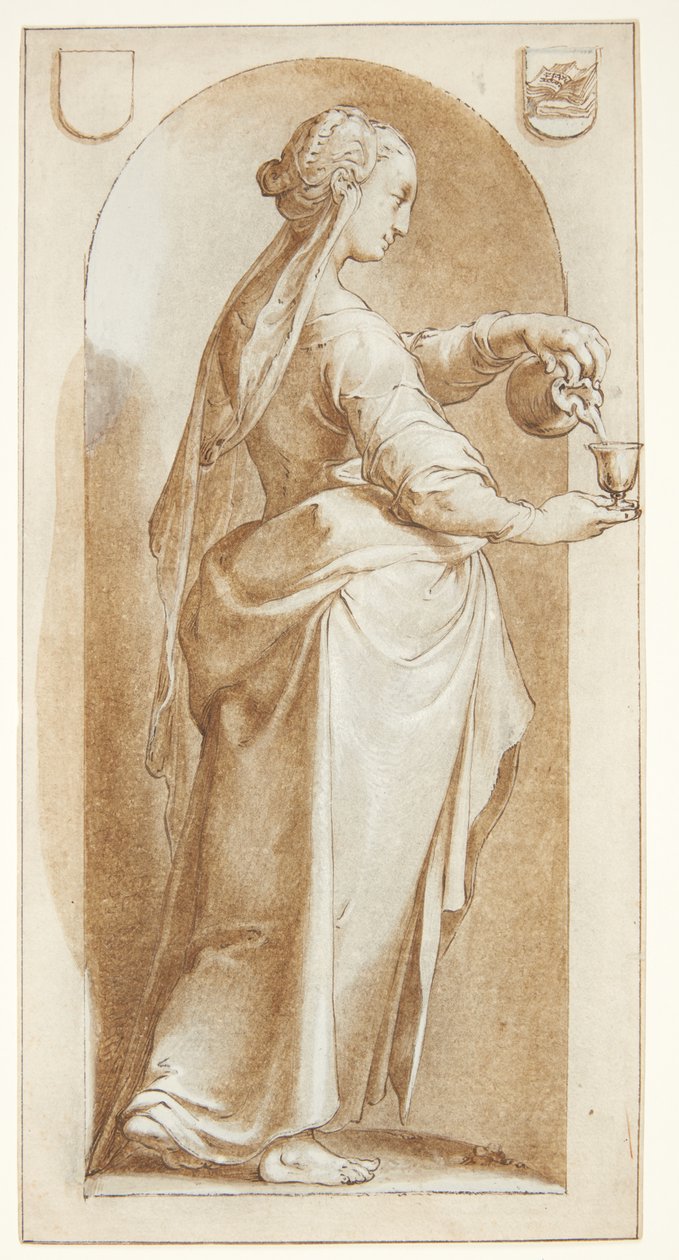 Temperance by Hendrick Goltzius