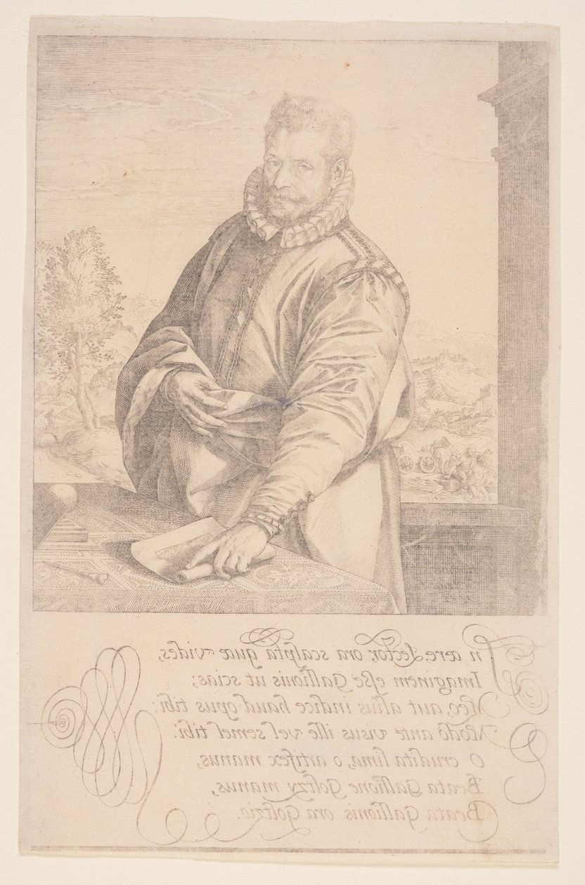Philips Galle by Hendrick Goltzius