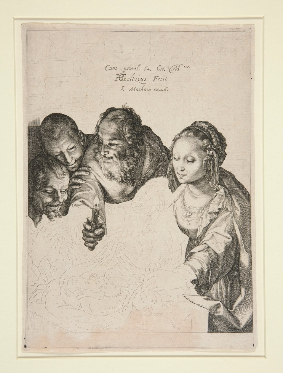 The Adoration of the Shepherds by Hendrick Goltzius
