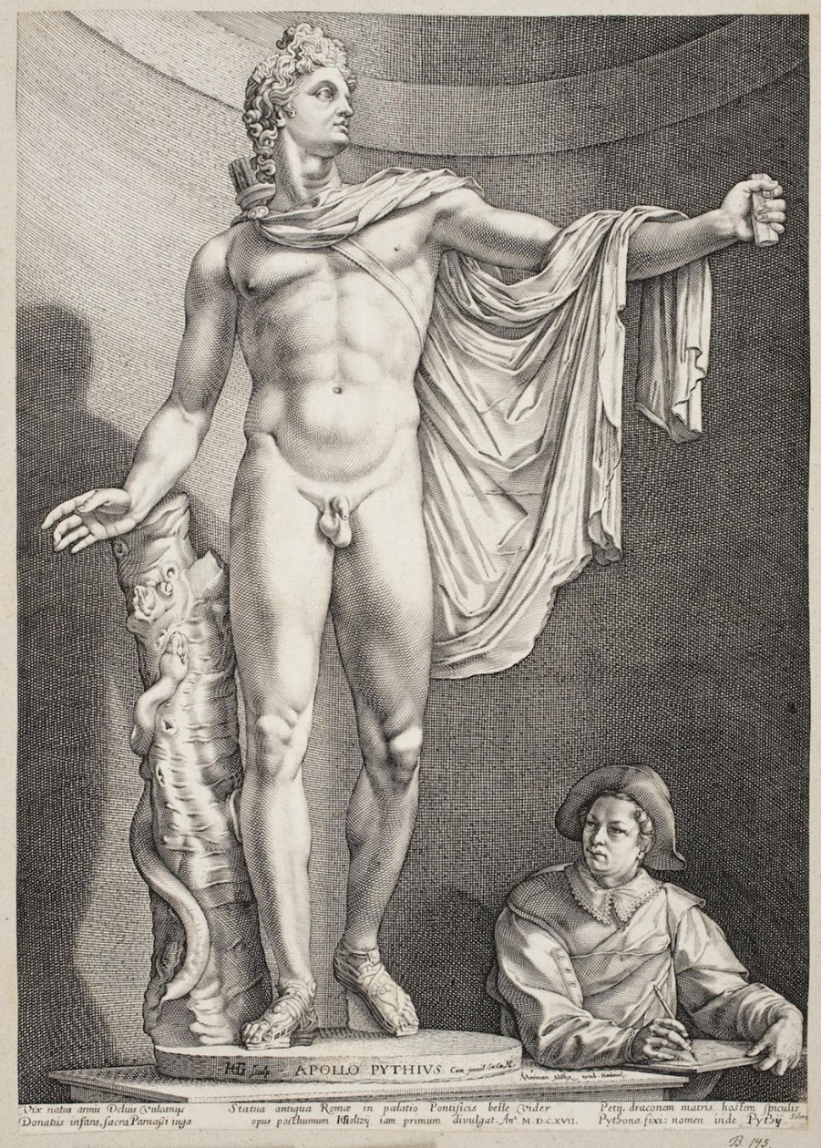The Apollo Belvedere by Hendrick Goltzius