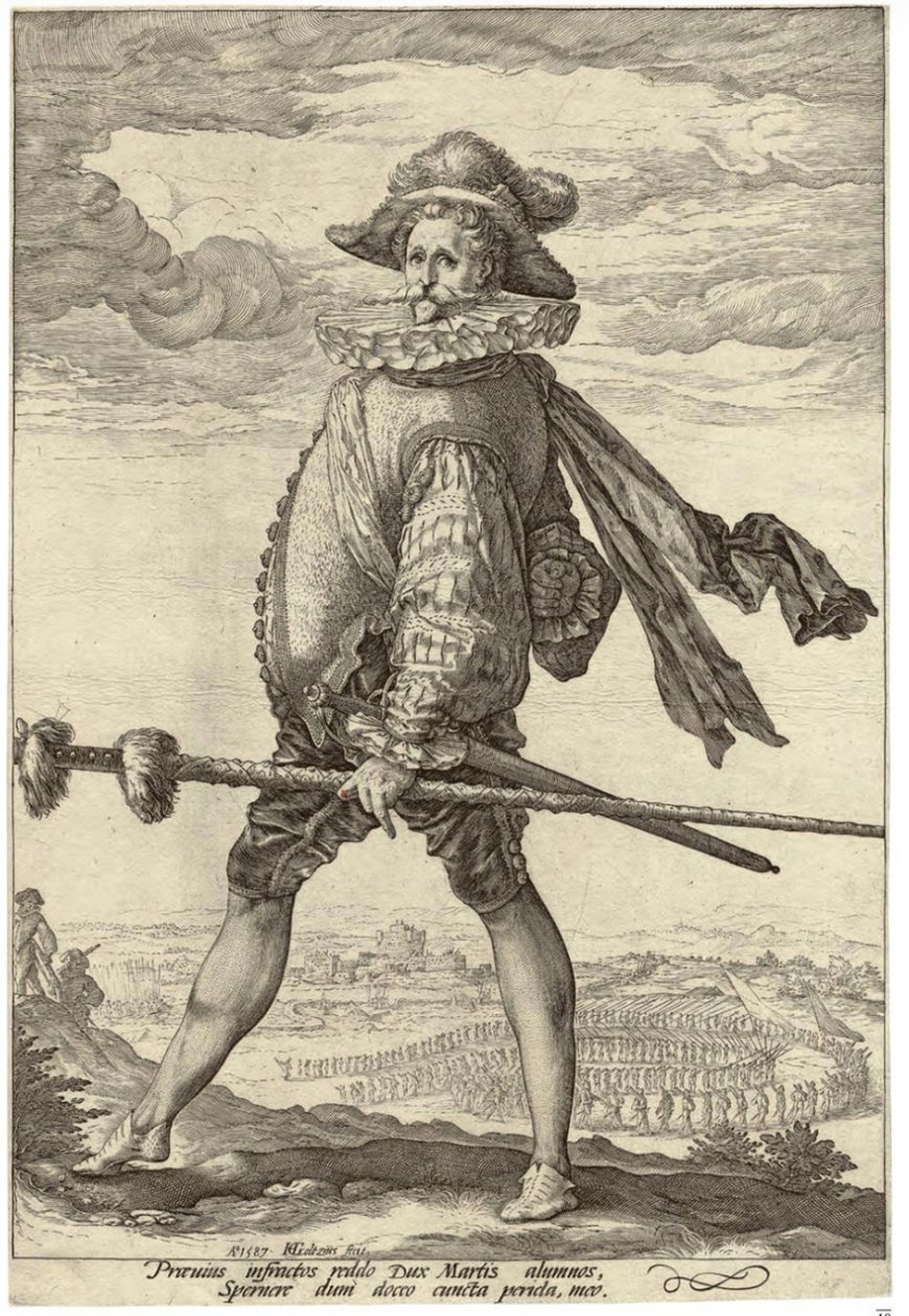 The Captain of the Infantry by Hendrick Goltzius
