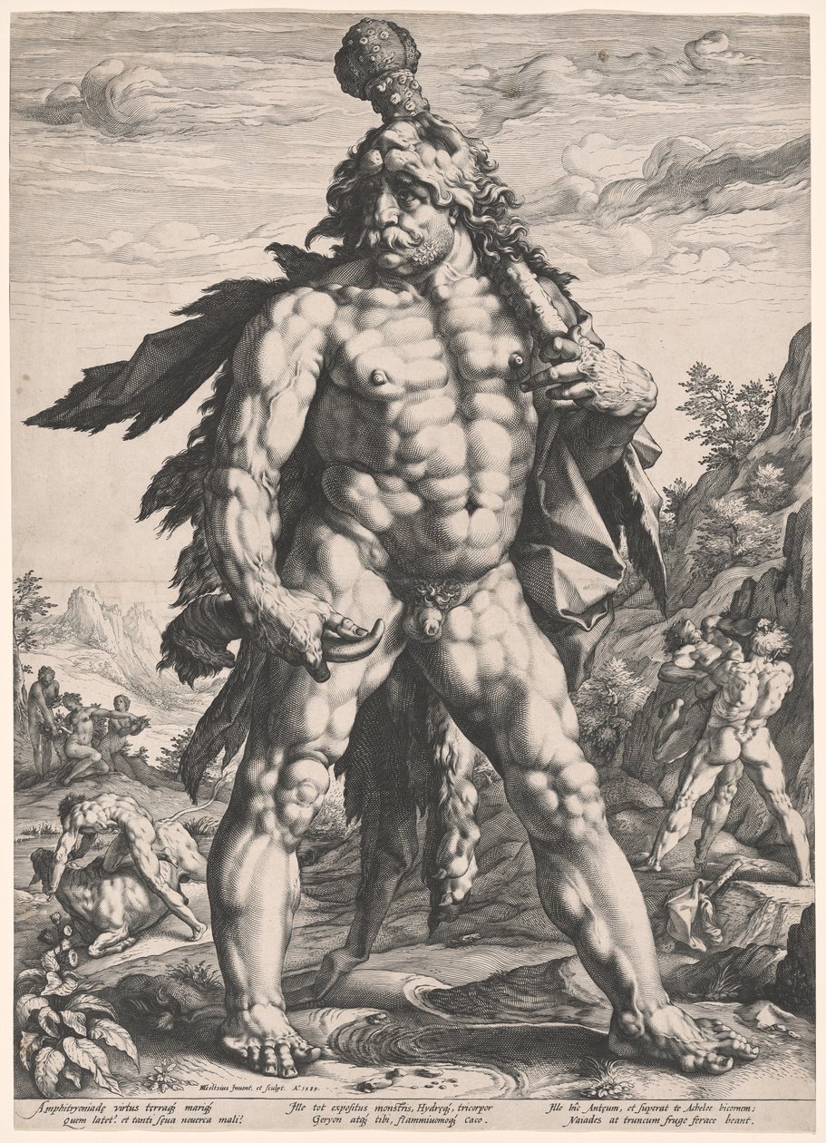 The Great Hercules (Knollenman) by Hendrick Goltzius