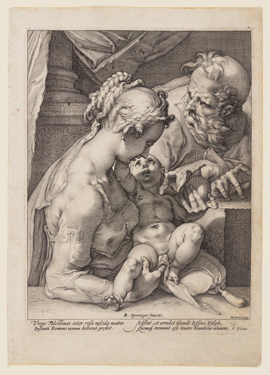 The Holy Family by Hendrick Goltzius