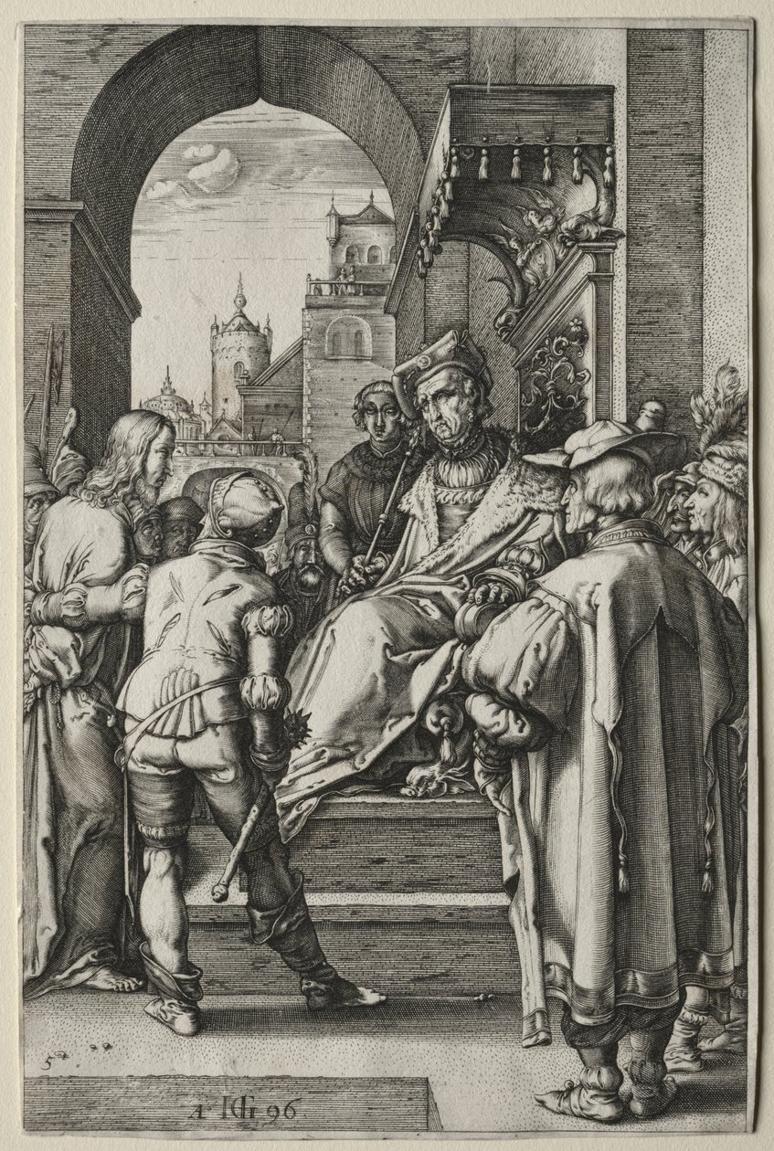 The Passion: Christ before Pilate by Hendrick Goltzius