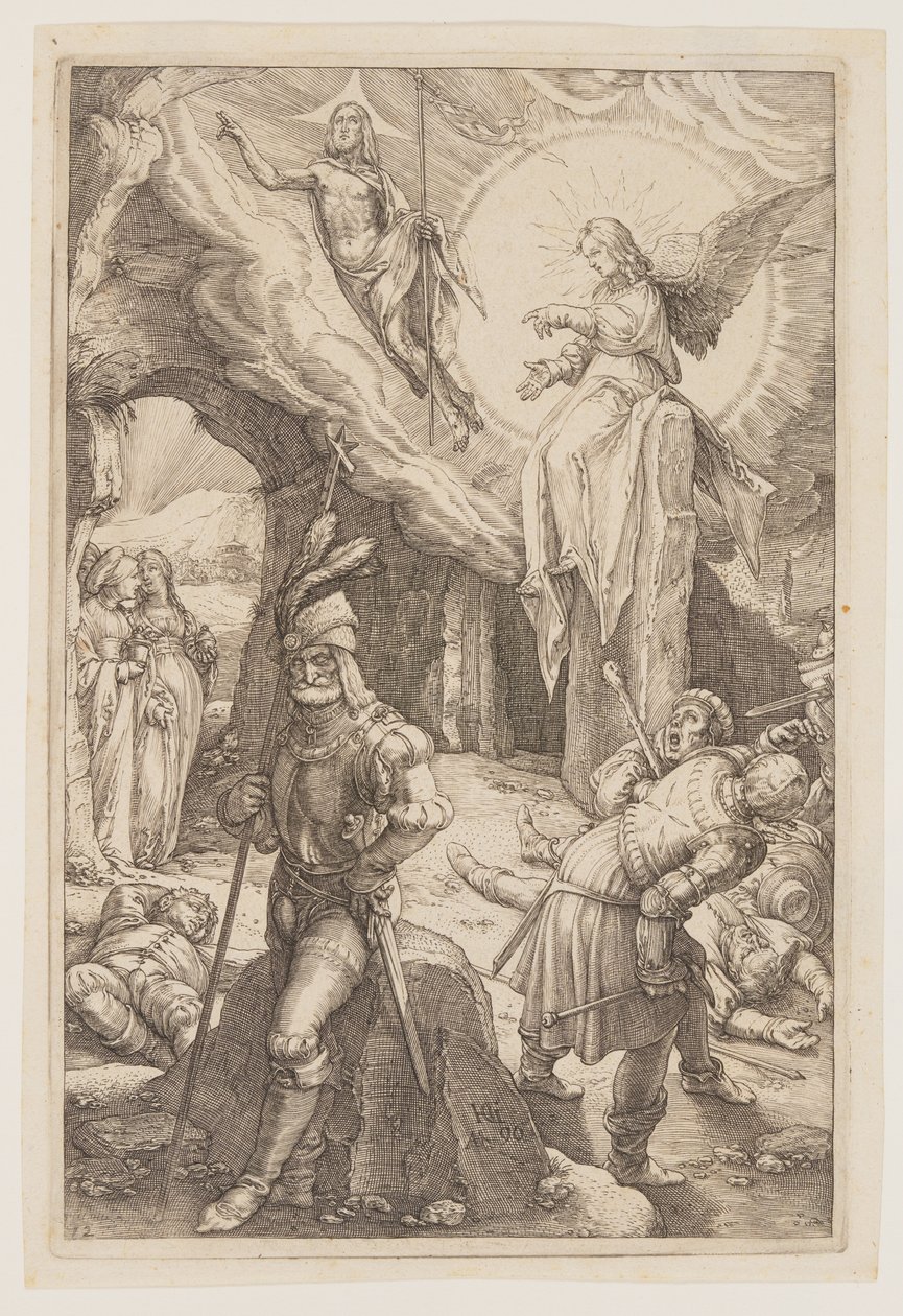 The Resurrection, from The Passion by Hendrick Goltzius