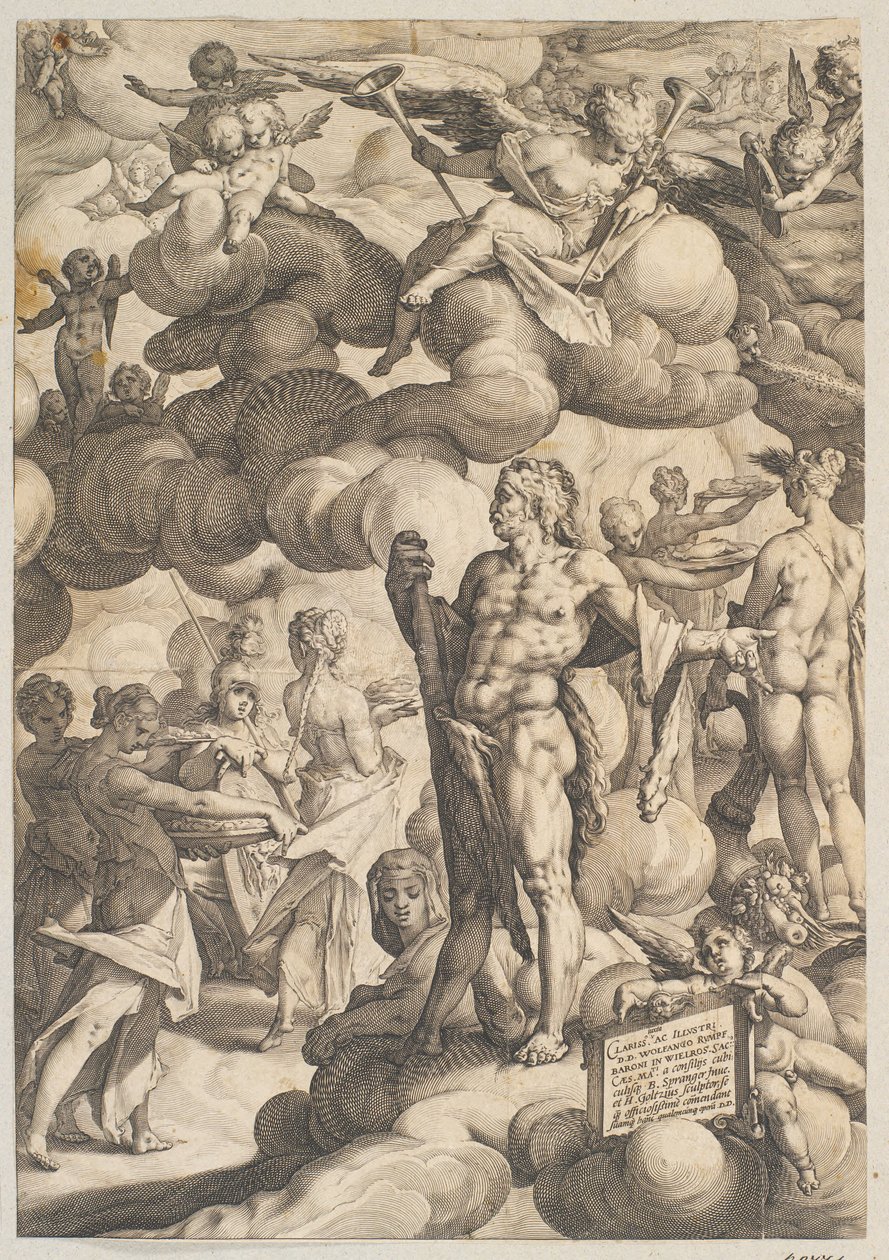 The Wedding of Cupid and Psyche by Hendrick Goltzius