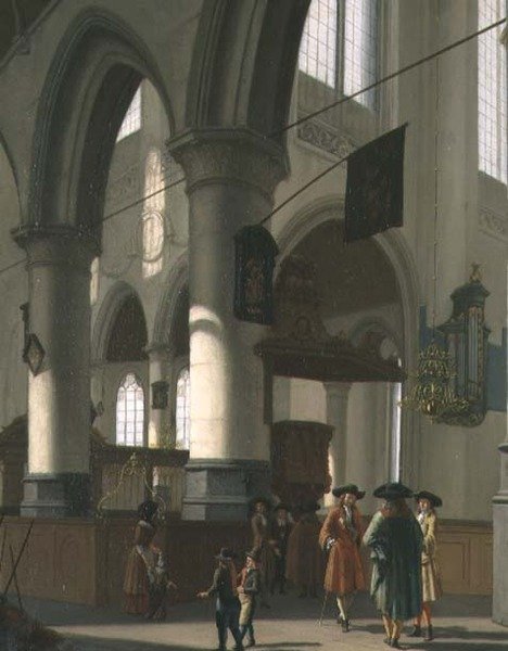 A Church Interior by Hendrick van Streeck