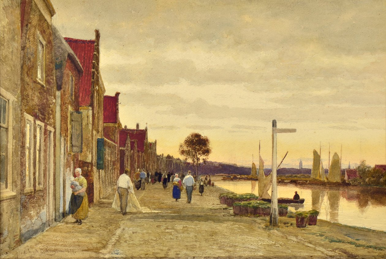 Dutch Landscape by Hendrick van de Sande Bakhuyzen