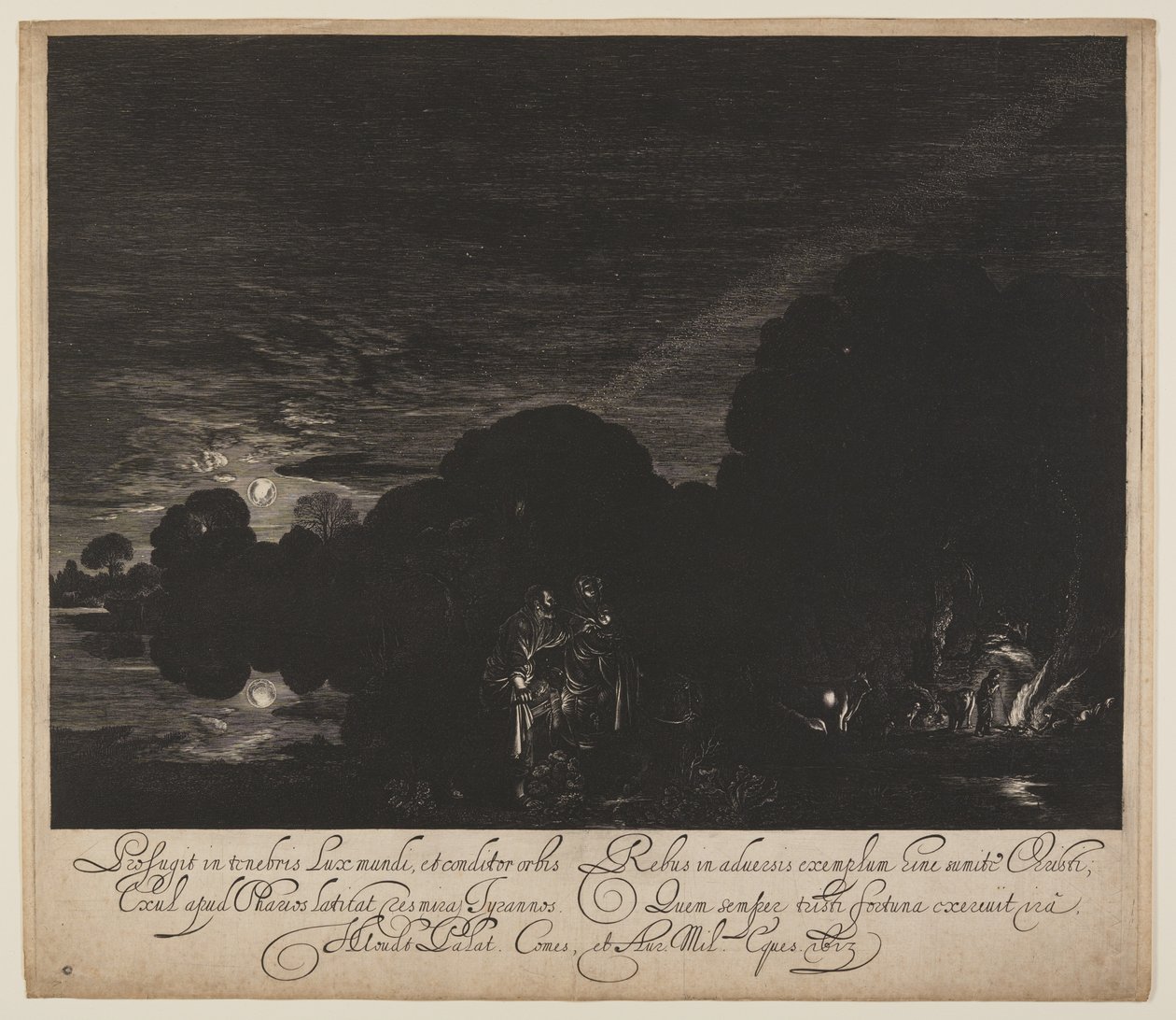 The Flight into Egypt by Hendrick von Goudt