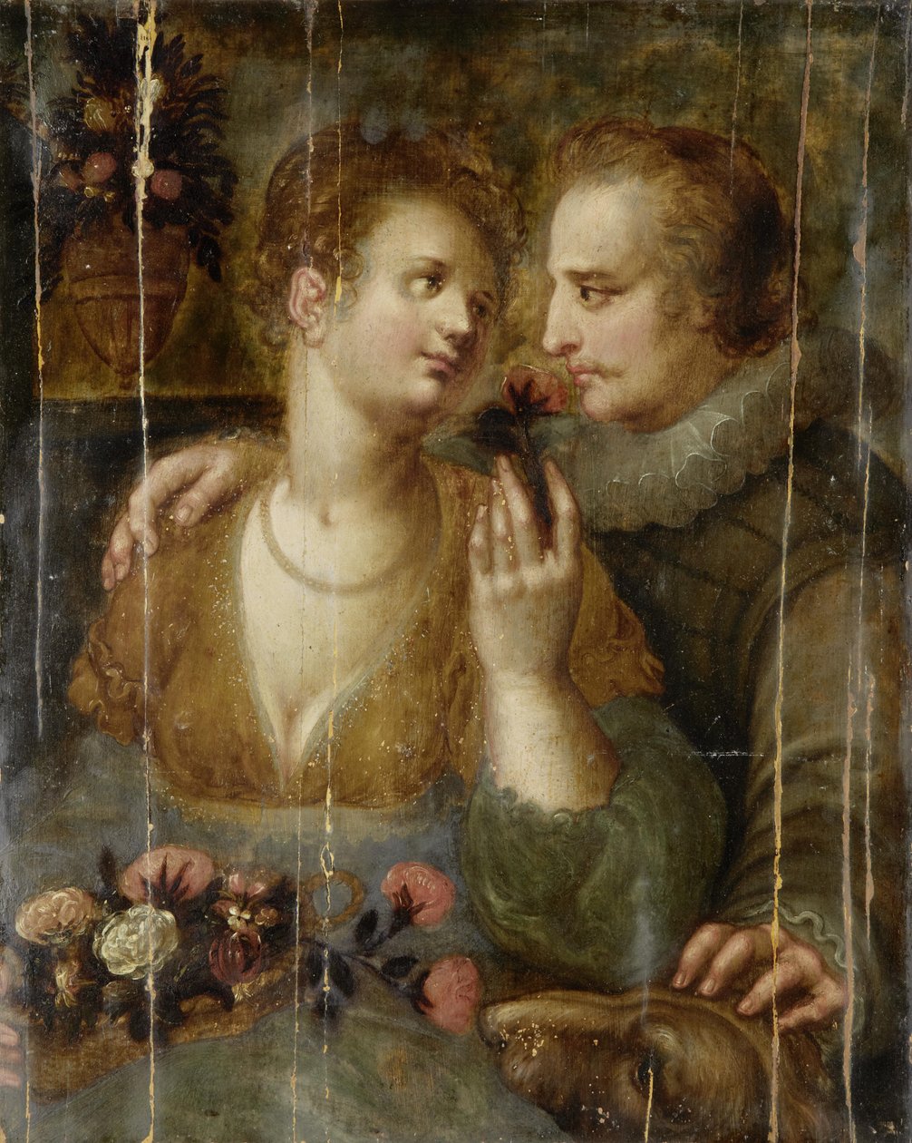 Courting Scene by Hendrik Goltzius