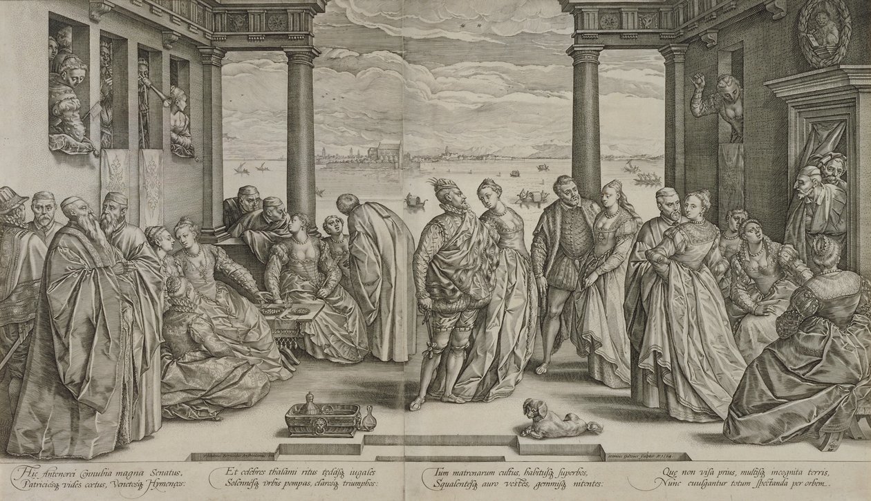 The Venetian Wedding by Hendrik Goltzius