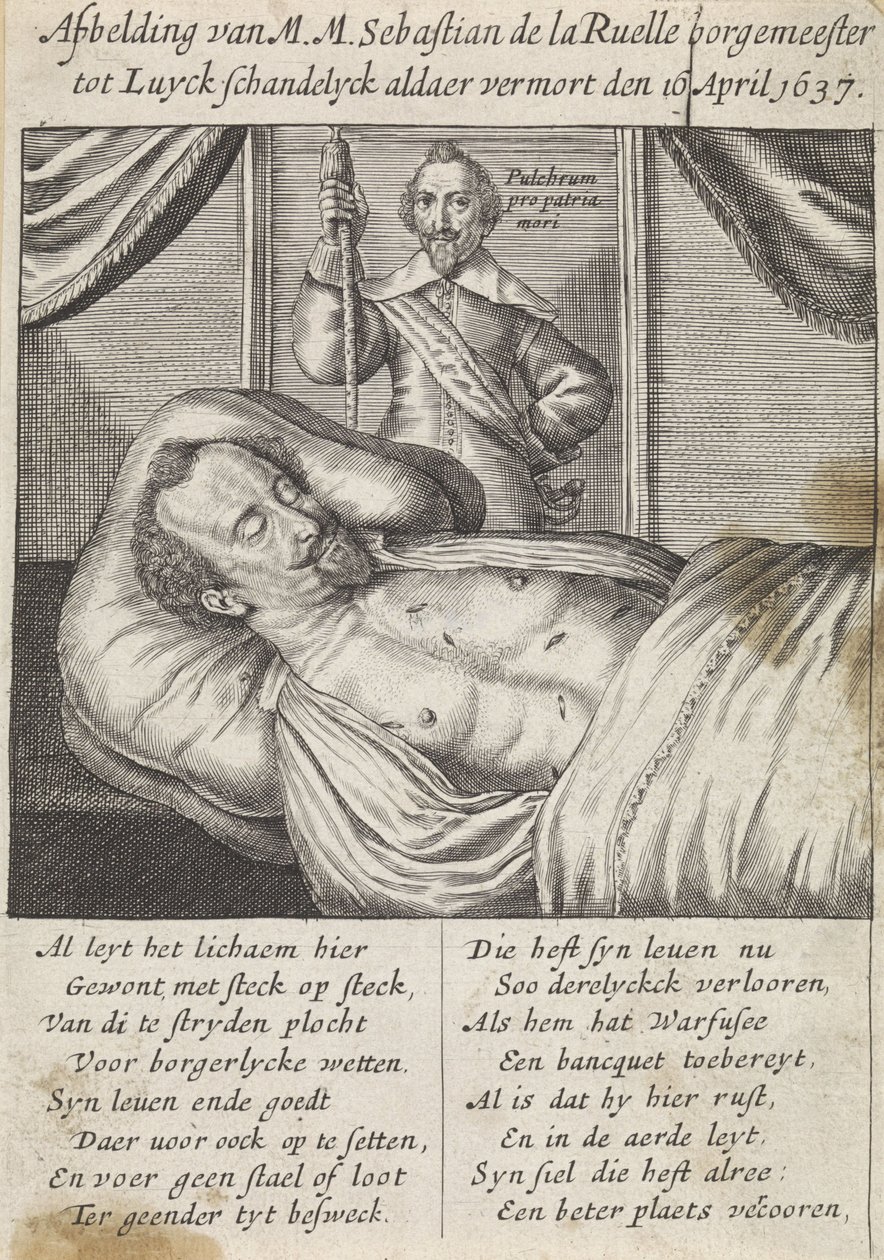 Death of Sebastien de La Ruelle by Hendrik Noël Natalis