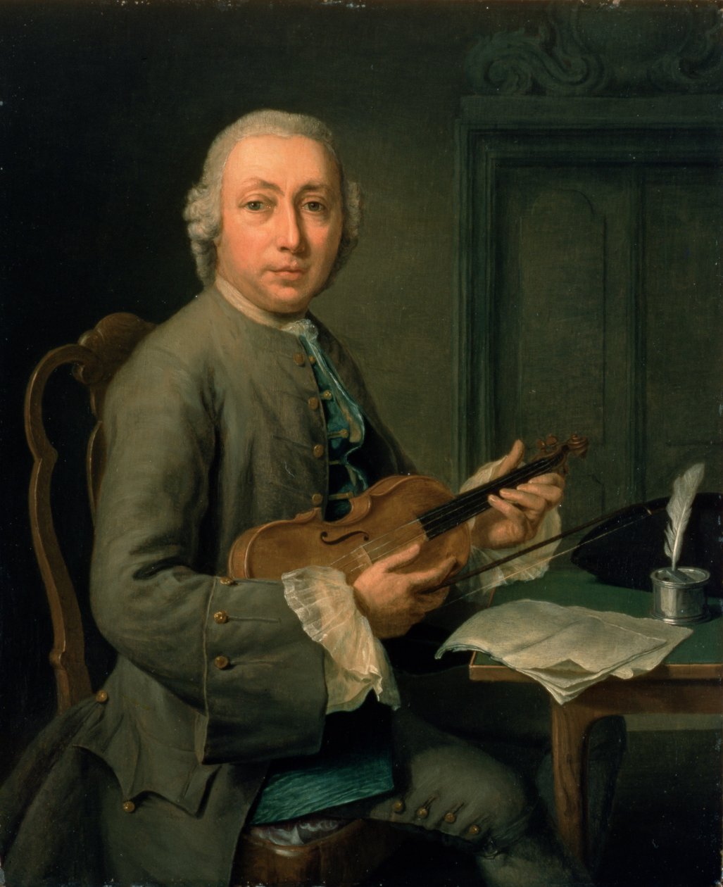 Man with a Violin by Hendrik Pothoven