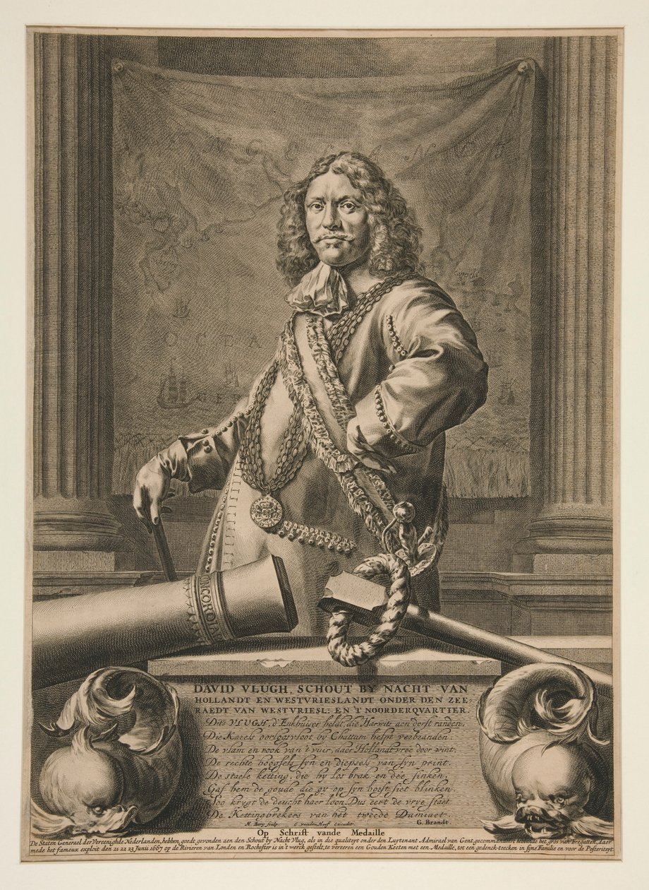 Portrait of David Vlugh by Hendrik Bary