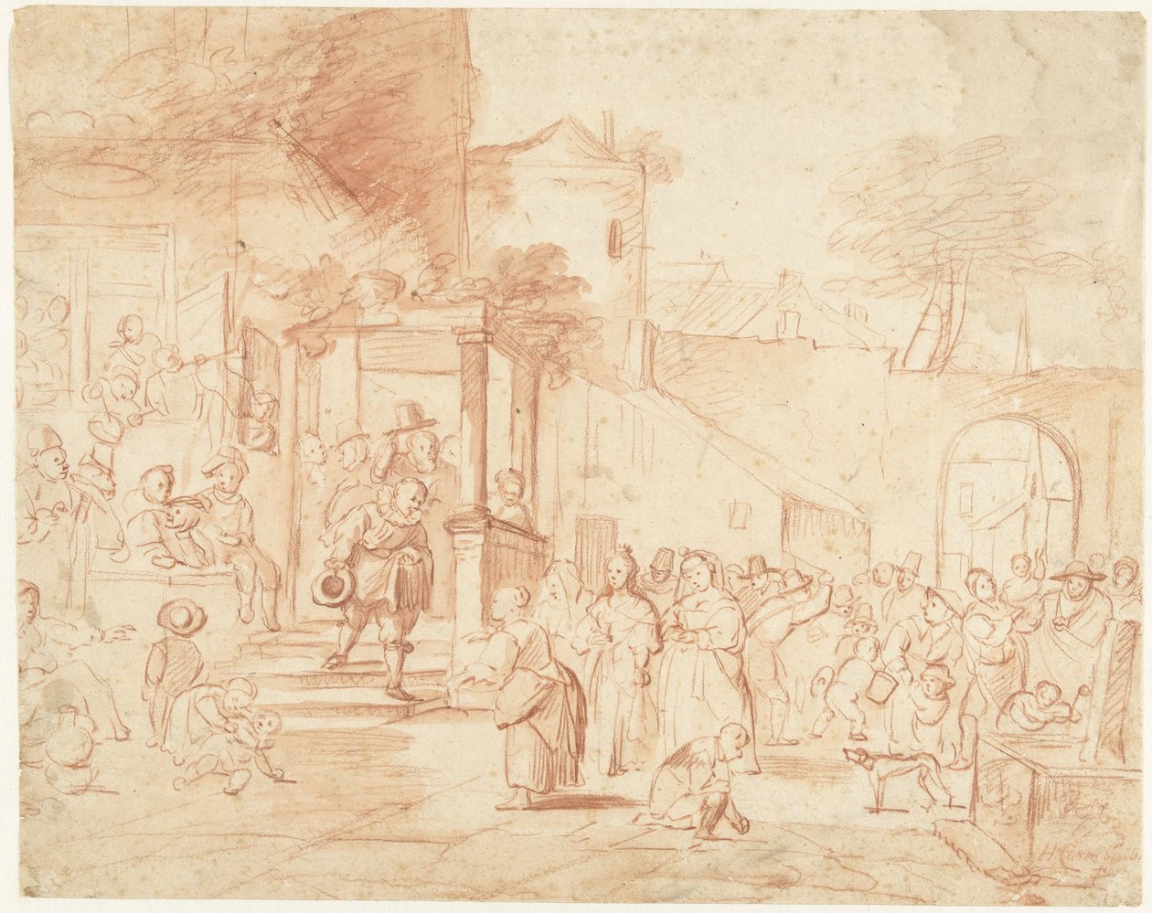 The Village Wedding by Hendrik Carré (II)