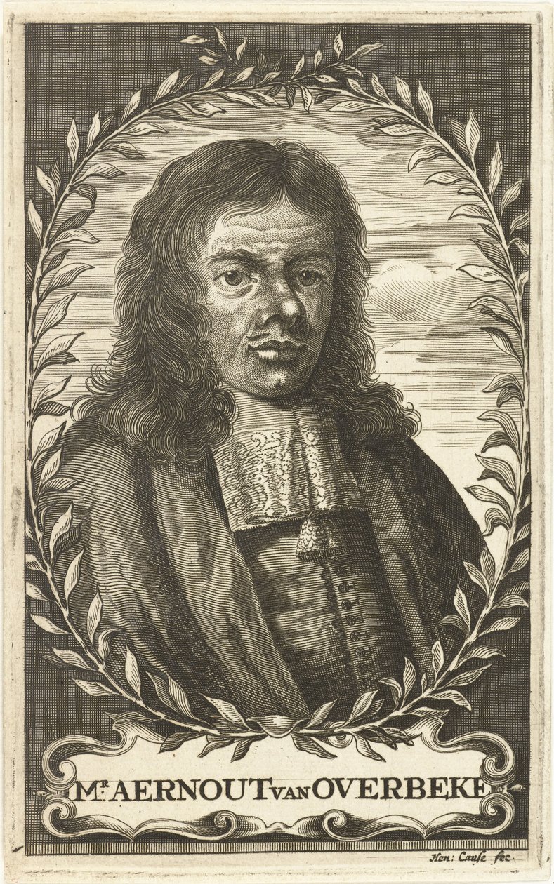 Portrait of Aernout van Overbeke by Hendrik Causé