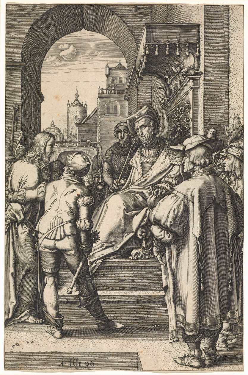 Christ before Pilate by Hendrik Goltzius