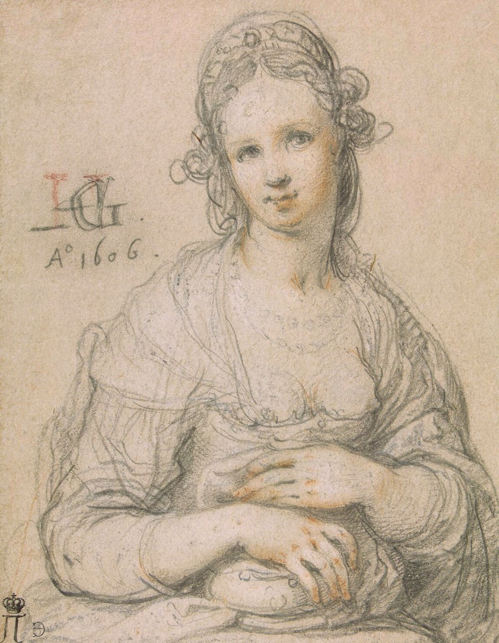 Courtesan by Hendrik Goltzius