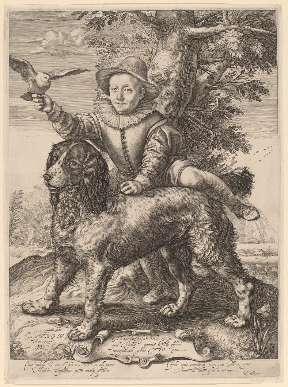 Frederik de Vries by Hendrik Goltzius