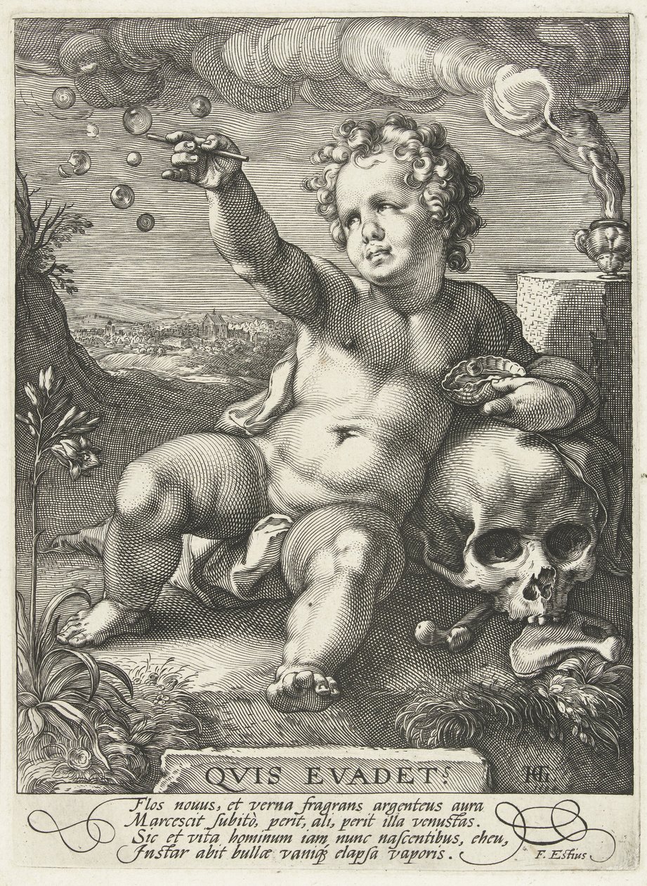 Homo Bulla by Hendrik Goltzius