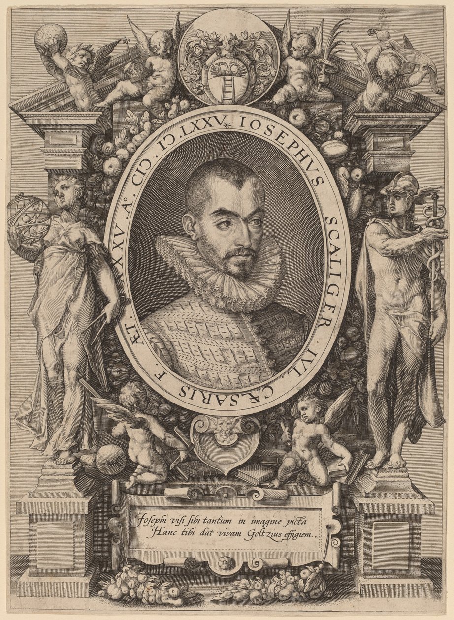 Josephus Justus Scaliger by Hendrik Goltzius